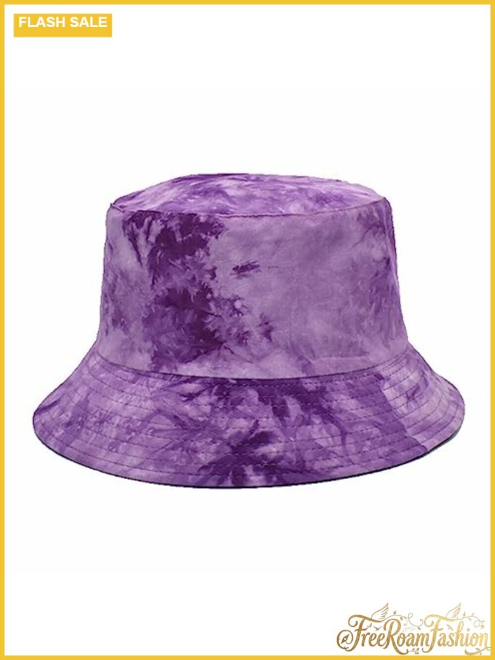 Reversible Tie Dye Bucket Hat 100% Cotton Packable Fisherman Sun Hat Unisex